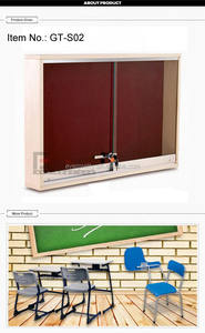 Tableau d'affichage d'affichage durable avec serrure en verre, parfait pour les bureaux, les salles de conférence, les établissements d'enseignement - Product Image 3
