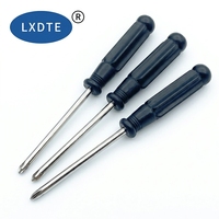 Tournevis Phillips 4 mm, manche noir, embout magnétique, traitement galvanisé, pour démontage de meubles industriels OEM, type grenade