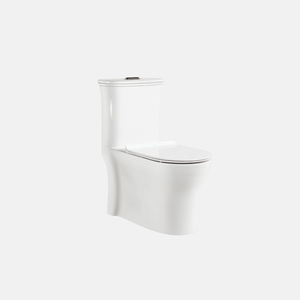 Inodoro de Cerámica con Sifón, Montado en el Suelo, Estilo Moderno Occidental, de Una Pieza, Alargado, para Baño, Estilo ADA, Gran Venta SHUIDAO - Product Image 2