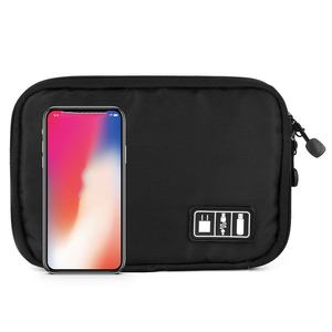 Toptan çift katmanlı taşınabilir organizatör düz USB şarj kablosu su geçirmez elektronik seyahat dijital dişli kamera çantaları - Product Image 4