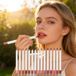 <span class=keywords><strong>Crayon</strong></span> à lèvres <span class=keywords><strong>et</strong></span> <span class=keywords><strong>crayon</strong></span> à sourcils imperméables personnalisés 26 couleurs en gros avec marque privée, <span class=keywords><strong>rouge</strong></span> à lèvres de haute qualité pour professionnels - Product Image 1