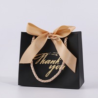 Kleine Geschenktüten Dankeschön-Geschenktüten mit Schleifenband Rosa Muster Papier-Geschenktüten im Großpack für Hochzeiten