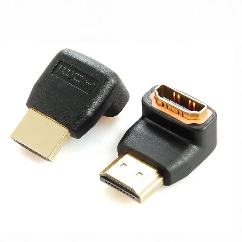 WISTAR HDMI 270 Degree Right Angle Adapter Gold Plated High Speed HDMI Male to Female Connector Adapter
