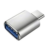 Adaptador OTG para teléfono móvil, unidad flash USB de aluminio, convertidor de lector de tarjetas, USB 3,0 a tipo C, teclado y ratón TPC