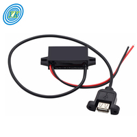 YUCOO 12v à 5v convertisseur Buck Module adaptateur de sortie Usb convertisseur de puissance de voiture cc