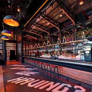 طاولة نبيذ رخامية منزلية مُضاءة حديثة ومخصصة ، تصميم مطعم ، متجر - Product Image 4