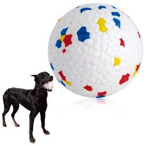 Köpek diş temizleme oyuncak Tpr isırmaya dayanıklı Pet çiğnemek oyuncaklar yerçekimi interaktif eğitim diş temiz top yapılmaz köpek oyuncaklar - Product Image 4