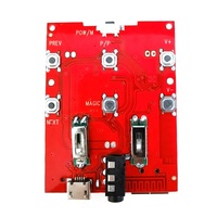 Microphone sans fil PCB Carte mère BT Hifi Speaker Circuit Board Amplificateurs Handheld KTV PCBA Mic Chip
