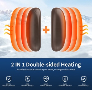 2024 nouveautés 2 en 1 ensemble Portable mini <span class=keywords><strong>usb</strong></span> magnétique chauffe-mains chauffe-poche 5000mah Rechargeable personnalisé chauffe-mains - Product Image 5