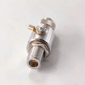 230V Gas Discharge Tube Type RF surge arrester Lightning Protector With N Female to N Female Bulkhead Connectors Port
