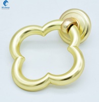 Poignée de meuble en métal, boutons de porte, or, luxe, armoire, commode, tiroir, fleur, accessoires de meubles de cuisine modernes, or, doré