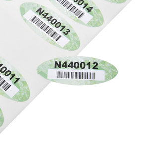 New Popular Flexographic Paper security serial number Private Roll <b>Label</b> Sticker For <b>Packaging</b> With China Good Packing Service - Product Image 4