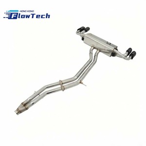Sistema de Escape Catback Valvetronic de Acero Inoxidable T304 con Tubo de Bajada para Porsche Cayenne E3 9Y0 4.0T V8 - Product Image 5