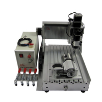 LY CNC Router 3020Z Graveur 4 Axes 3 Axes Gravure Forage Fraiseuse USB LPT Port Option pour DIY Métal Travail du Bois 500W