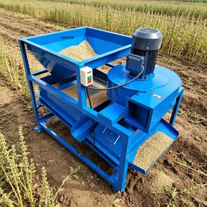 Séparateur de graines agricoles par tamis vibrant pour l'élimination des impuretés des graines d'herbe, de trèfle et de citrouille - Product Image 5
