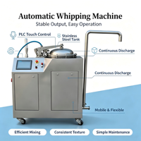 Machine à remplir les gâteaux automatique commerciale 130L, injecteur de crème pâtissière gonflable, équipement de boulangerie pour cupcakes et pâtisseries