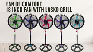 เตาอบปิ้งย่างแบบ Lasko ขนาด18นิ้วใบพัดพลาสติก5ใบมีด110V เครื่องใช้ไฟฟ้าในครัวเรือน - Product Image 2