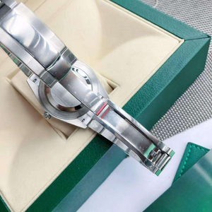 Montres de luxe pour femmes, acier inoxydable, résistantes à l'eau, analogiques, calendrier, mouvement mécanique automatique, boîtier argenté - Product Image 5