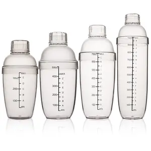 China Wholesale Cocktail Shaker Set Plastic Cocktail Shaker