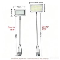 Éclairage LED à clipser pour stand d'exposition 25W, connectable en série, pour bannière, multi-prises, publicité, IP44 2500