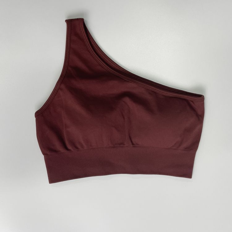 Reggiseno monospalla marrone