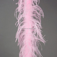 Bande de plumes d'autruche à 5 couches pour la décoration de Noël de fête d'halloween de carnaval pour les costumes de jeu de rôle et les accessoires de danse