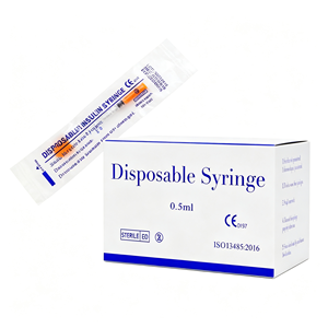 Seringues à insuline 1 ml, aiguilles à insuline 31G 8 mm, seringues U100 1cc avec aiguilles 31G 5/16 (8 mm) pour soins vétérinaires - Product Image 2