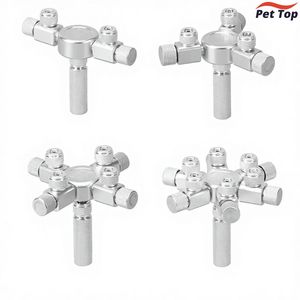 Manomètre électromagnétique multi-canaux Pettop pour CO2, avec régulateur anti-retour à <span class=keywords><strong>bulle</strong></span>, pour aquarium - Product Image 1