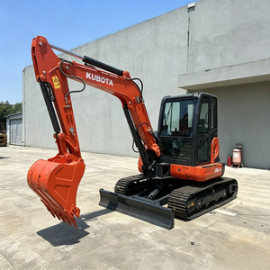 For 55-4 Mini Excavator 5.47 Ton 0.19m Bucket 45.4 HP Compact Crawler Construction <b>Machine</b> - Product Image 1