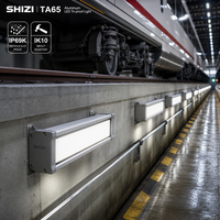 SHIZI Projecteur LED Tri-proof en aluminium avec diffuseur en verre trempé, pour éclairage de fosse d'entretien ferroviaire, haute résistance aux chocs, IP65, vente en gros