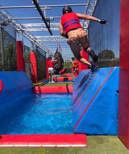 नई डिजाइन सरल निंजा योद्धा बाधाओं के साथ पूल, बच्चों निंजा योद्धा उपकरण के साथ पूल - Product Image 5