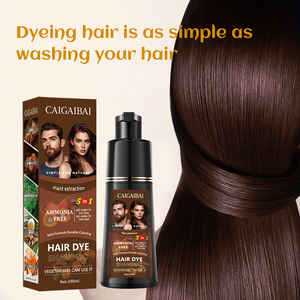 Organico naturale a base di erbe Unisex senza ammoniaca <span class=keywords><strong>colore</strong></span> nero colorante nero permanente <span class=keywords><strong>5</strong></span> in 1 Tinte Cabello <span class=keywords><strong>colore</strong></span> per barba capelli - Product Image 5