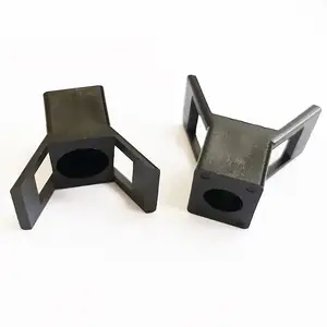 Longsan fabrikadan tedarik eyer şekilli sabitleme koltuk tel tutucu HC-3 naylon kablo bağı sabitleme koltuk siyah