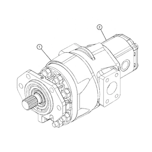 424-1863 4241863 גלגל מטען הידראולי משאבת 994k משאבת ציוד עבור קטרפילר - Product Image 1