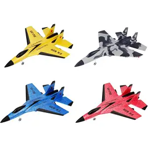 RC Flugzeug Spielzeug FX-820 RC segel flugzeug 2.4G 2CH Fernbedienung SU-35 segel flugzeug 290mm Spannweite EPP Micro Indoor Fixed Wing Fabrik preis