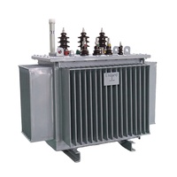 Transformateur de puissance toroïdal triphasé immergé dans l'huile haute tension 10 kV 50 Hz, sortie 400 V, bobinages cuivre/aluminium, noyau avant