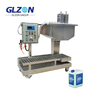 Machine de remplissage semi-automatique pour bidons d'huile avec pesage |   Machine de remplissage de jerricans |   Équipement de remplissage et de pesage d'huile - Product Image 1