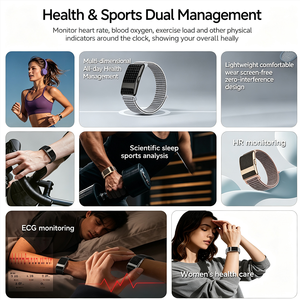 Bracelet intelligent sans écran TK35 Pro, moniteur de fréquence cardiaque, étanche IP68, tracker de fitness - Product Image 3