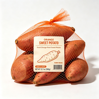 Étiquettes personnalisées OEM Haoxuan pour emballages de patates douces, autocollants imprimés imperméables pour l'affichage de marques de légumes frais