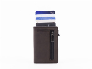 Portafoglio Ultra Sottile in Alluminio per Uomo con Funzione Blocco RFID, <span class=keywords><strong>Porta</strong></span> <span class=keywords><strong>Carte</strong></span> Minimalista in Metallo Pop-up per Biglietti da Visita, <span class=keywords><strong>Carte</strong></span> di Credito <span class=keywords><strong>e</strong></span> Denaro - Product Image 4