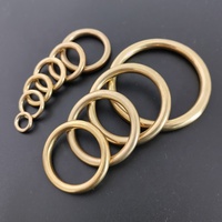 Joint torique en laiton massif 13mm 16mm 19mm 20mm 26mm 30mm 32mm 38mm 45mm 50mm pour sac pour animaux de compagnie sellerie etc.