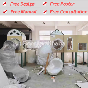 Safety Standard Kids Indoor Playground <b>Equipment</b> for Children with Soft Impact Flooring and <b>Secure</b> Barriers for Toddler Safety - Product Image 2