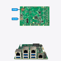 Rockchip RK3588 AGV Embedded Mainboard Octa Core 6TOPS NPU MINI PCIE M.2 PCIE RS232 RS485 CAN untuk Robot Industri