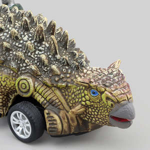 Juguete de Coche de Dinosaurio en Miniatura para Niños, Modelo de Dinosaurio Realista con Fuerza de Retroceso, Vehículo Promocional de Plástico con Inercia - Product Image 3