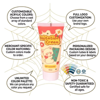 Kit de colle crème en silicone non toxique 50g pour coques de téléphone DIY, ensemble adhésif crème fouettée pour loisirs créatifs pour enfants