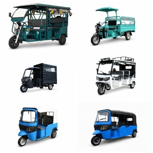 Tricycle Électrique Fermé 1000W 60V, <span class=keywords><strong>Taxi</strong></span> Passager Entièrement Fermé 9 Places, Rickshaw Électrique à 3 Roues pour Adultes, Transport Urbain - Product Image 3