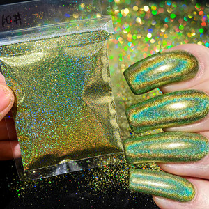 Paillettes Métalliques Brillantes de 0,2 mm pour Décoration d'Ongles, Art Corporel, Artisanat, Peinture Aquarelle et Maquillage – Vente en Gros - Product Image 1