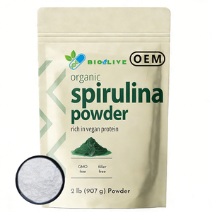 Bubuk <span class=keywords><strong>Spirulina</strong></span> Organik Murni Kaya Protein Vegan Bebas Pengisi Tambahan Suplemen Superfood OEM - Product Image 5