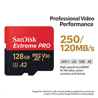 Untuk SDSQXCJ-128G-GS6MA Kartu SD TF Baru Original 128GB SDXC UHS-I U3 V30 250/120MB/s Grosir Massal