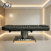 Table de massage électrique en cuir PU pour salon de beauté, spa facial et tatouage esthétique, lits pour extensions de cils